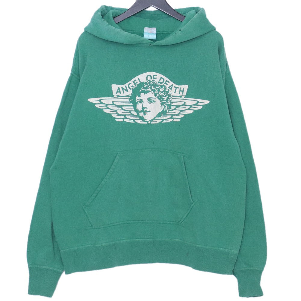 SAINT MICHAEL 22AW Angel Hoodie Green Size XL