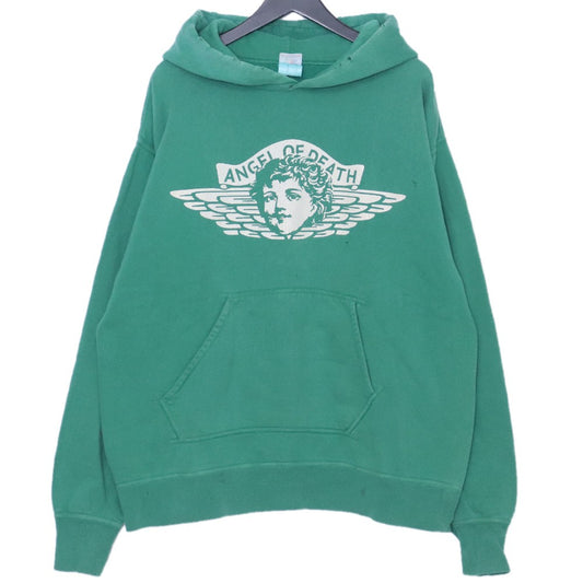 SAINT MICHAEL 22AW Angel Hoodie Green Size XL