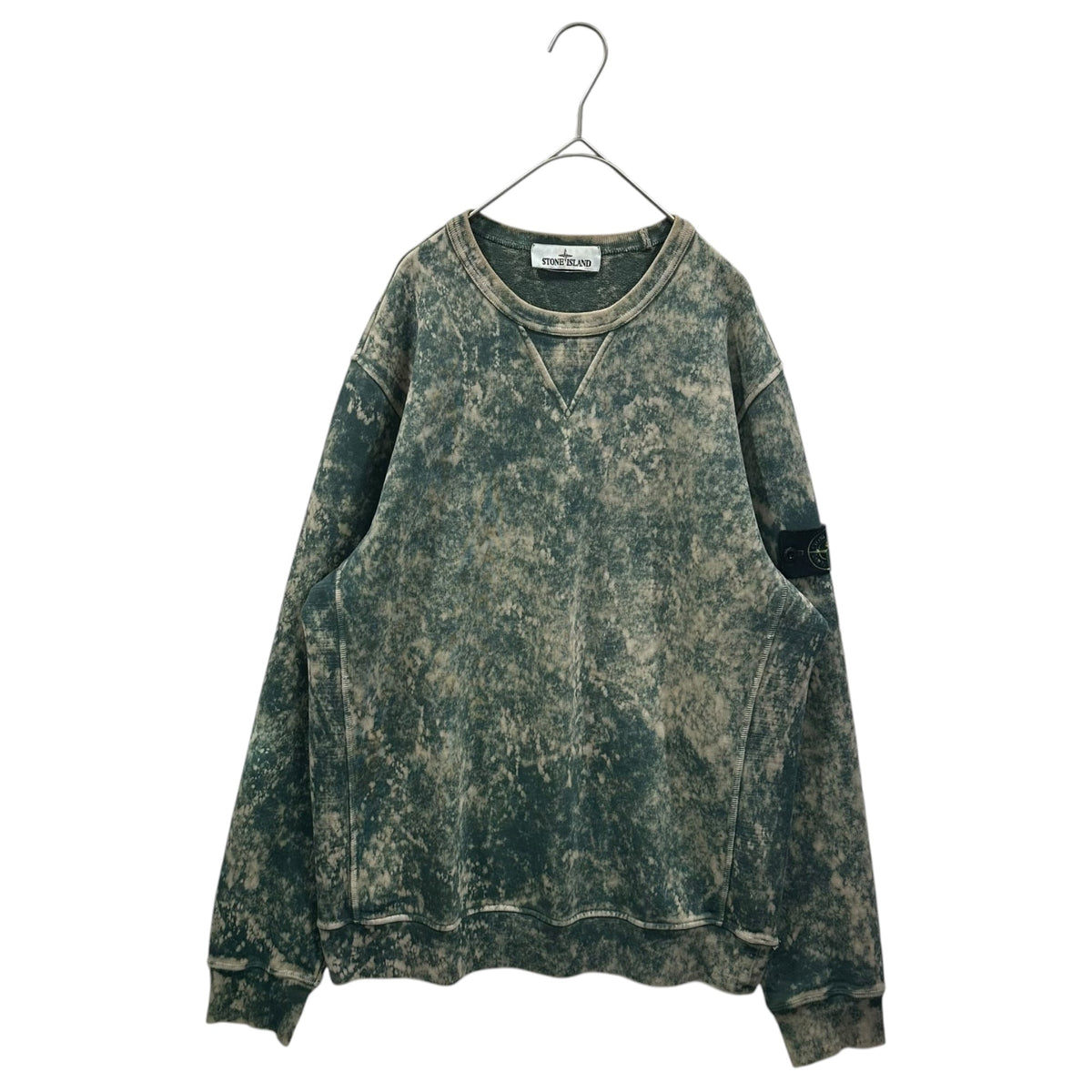STONE ISLAND 22SS Off-Dye Crewneck Sweatshirt Size M