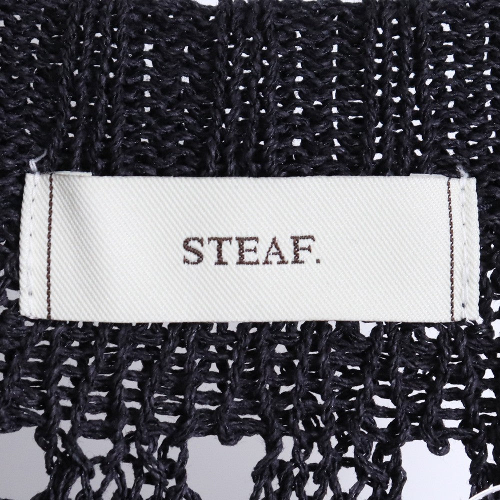 STEAF 26SS HOD CARRIER Mesh Knit Black Size M