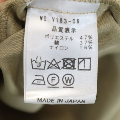 VAST 18AW Made in Japan Long Sleeve Shirt Beige Size 2