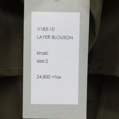 VAST 18AW Layered Japanese-Made Jacket Khaki Size 2