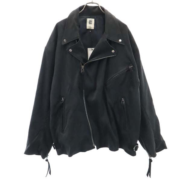 VAST 19AW Suede Rider Jacket Black Size 2