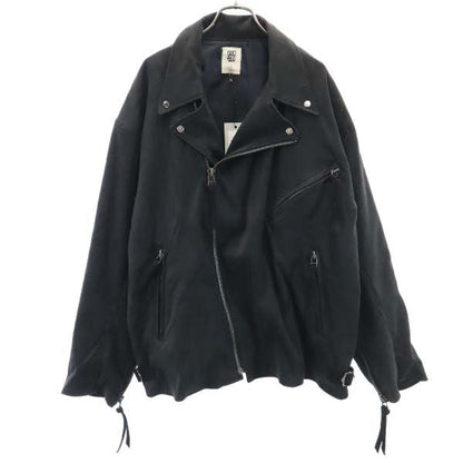 VAST 19AW Suede Rider Jacket Black Size 2