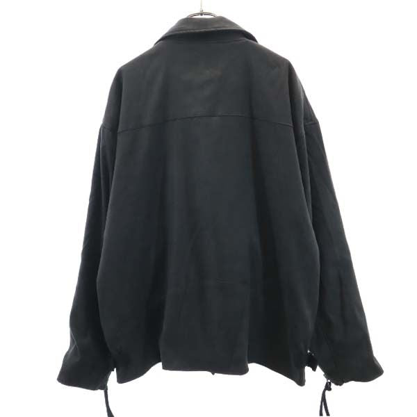 VAST 19AW Suede Rider Jacket Black Size 2