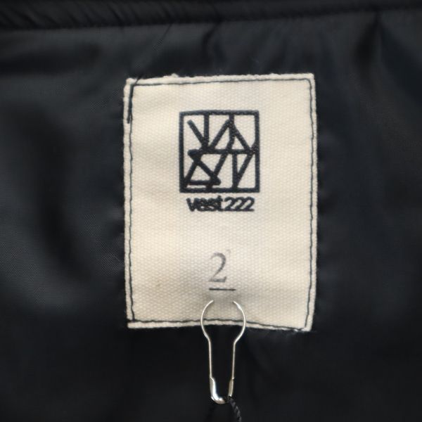 VAST 19AW Suede Rider Jacket Black Size 2