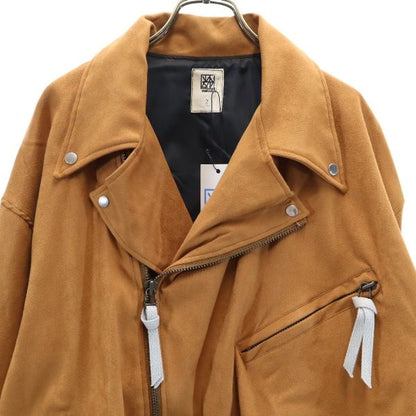 VAST 19AW Suede Rider Jacket Brown Size 2