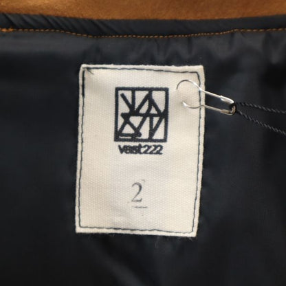 VAST 19AW Suede Rider Jacket Brown Size 2