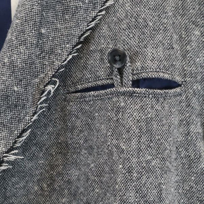 VAST 16AW Made in Japan Tweed Blazer Gray Size 2