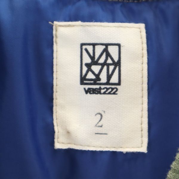 VAST 19AW Made in Japan Padded Pullover Jacket Green Size 2