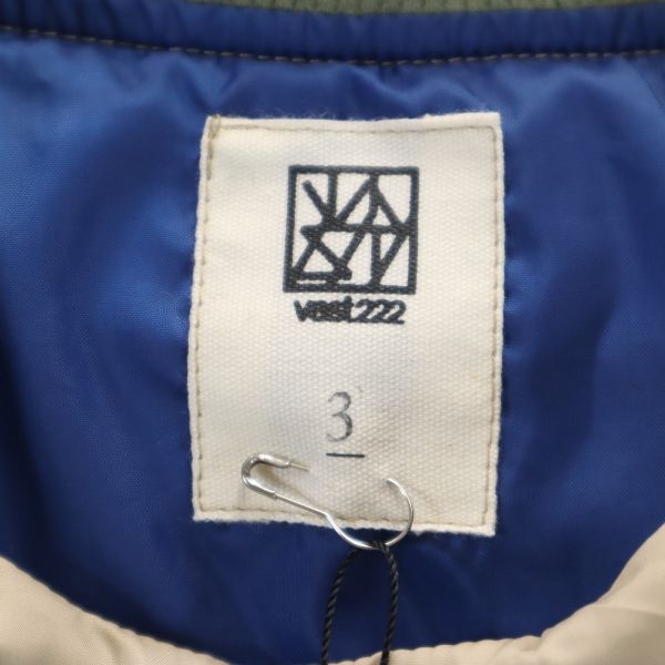 VAST 19AW Made in Japan Padded Pullover Jacket Green Size 3