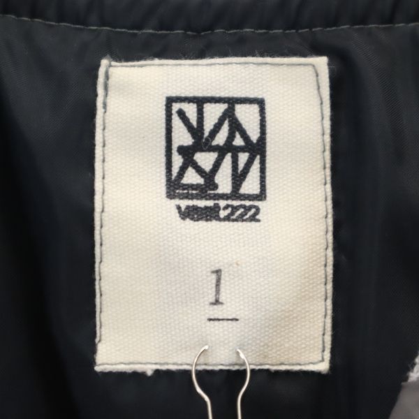 VAST 19AW Made in Japan Padded Pullover Jacket Black Size 1