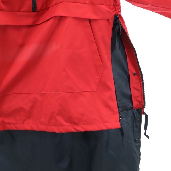 VAST 18AW Side Zip Anorak Hoodie Red Size 2