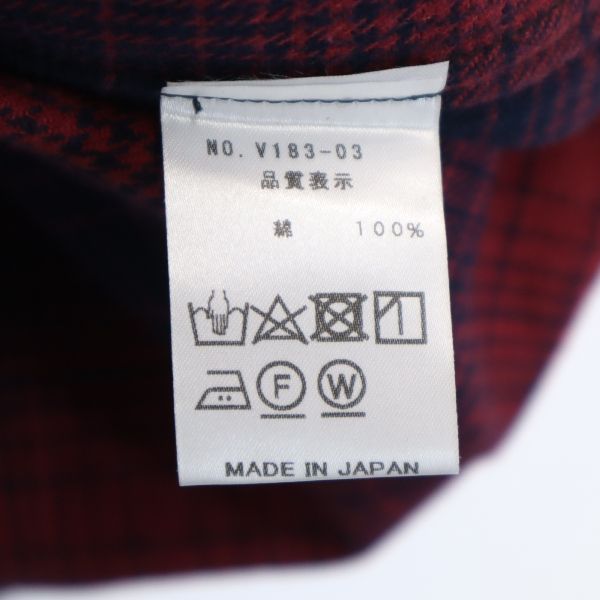 VAST 18AW Made in Japan Check Shirt Jacket Size 2