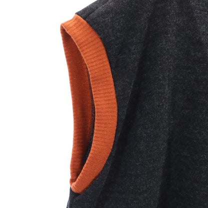 VAST 19AW Bicolor V-Neck Knit Vest Multi Size 2