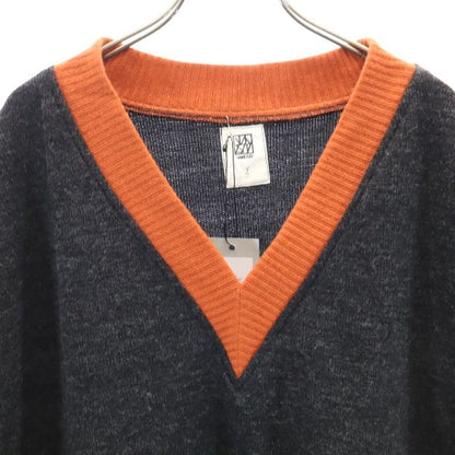 VAST 19AW Bicolor V-Neck Knit Vest Multi Size 2