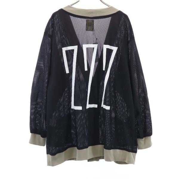 VAST SS19 Japanese Mesh Cardigan Black/Gray Size 2