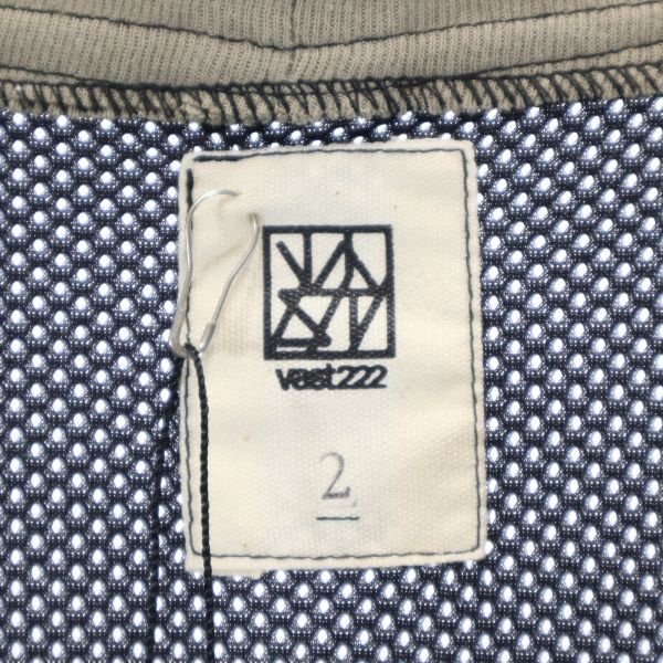 VAST SS19 Japanese Mesh Cardigan Black/Gray Size 2
