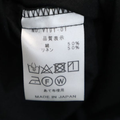 VAST 19SS Linen Blend Striped Jacket Black Size 2