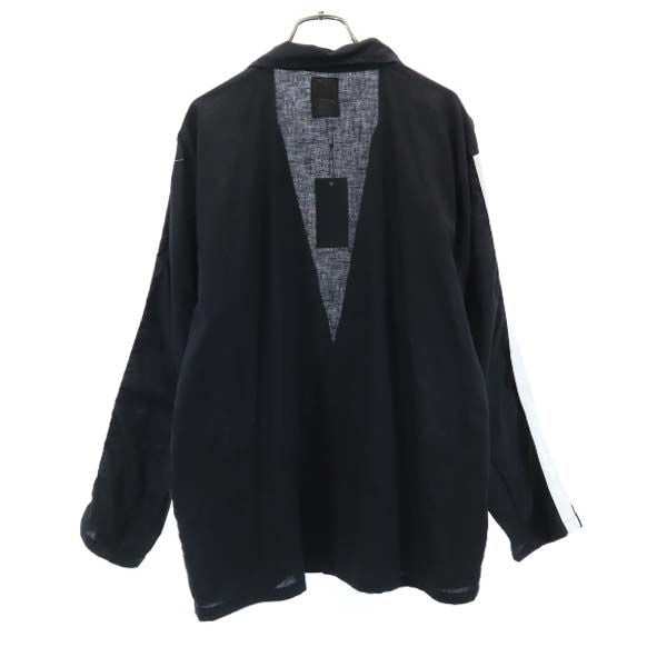 VAST 19SS Linen Blend Striped Jacket Black Size 2