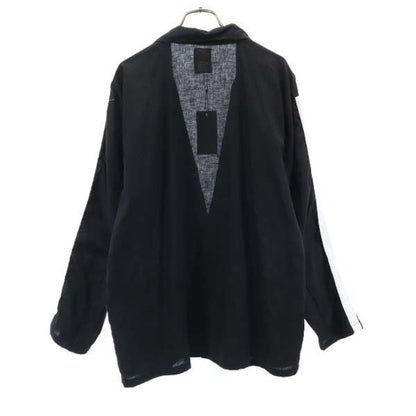 VAST 19SS Linen Blend Striped Jacket Black Size 2