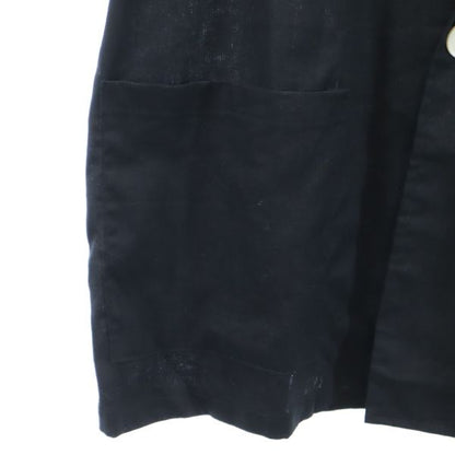 VAST 19SS Linen Blend Striped Jacket Black Size 2