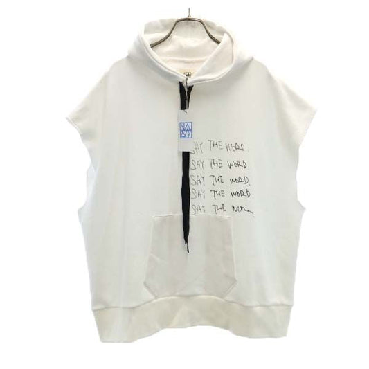 VAST 20SS Sweatshirt Hoodie Vest White Size 2