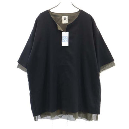 VAST 20SS Layered Skipper T-Shirt Black Size 2
