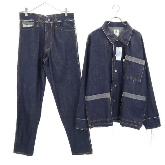 VAST222 19SS Japan Raw Denim Jacket Blue Size 2