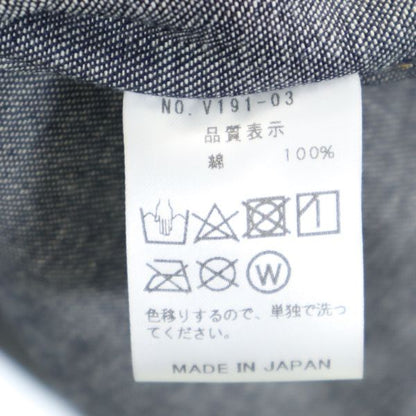VAST222 19SS Japan Raw Denim Jacket Blue Size 2