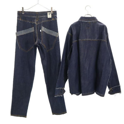 VAST222 19SS Japan Raw Denim Jacket Blue Size 2