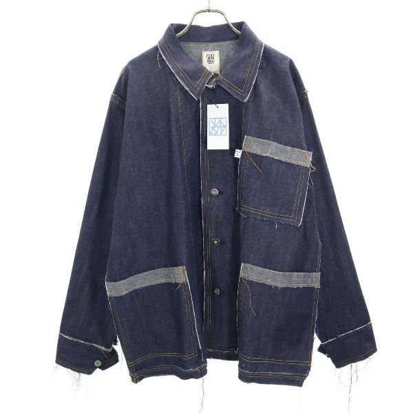 VAST222 19SS Japan Raw Denim Jacket Blue Size 2