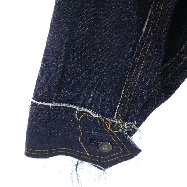 VAST222 19SS Japan Raw Denim Jacket Blue Size 2