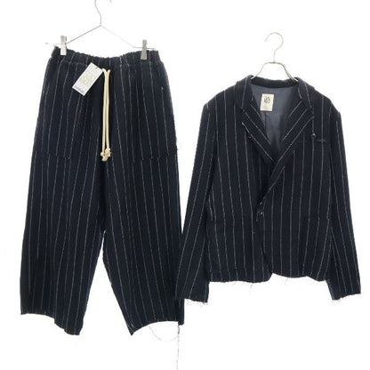VAST 16AW Japan Wool Blend Stripe Suit Black Size 1