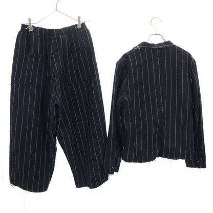 VAST 16AW Japan Wool Blend Stripe Suit Black Size 1