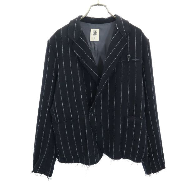 VAST 16AW Japan Wool Blend Stripe Suit Black Size 1