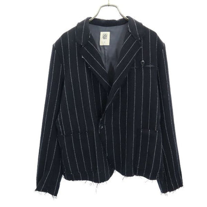 VAST 16AW Japan Wool Blend Stripe Suit Black Size 1