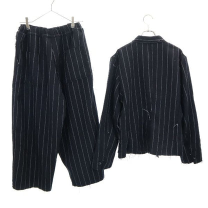 VAST 16AW Japan Wool Blend Stripe Suit Black Size 2