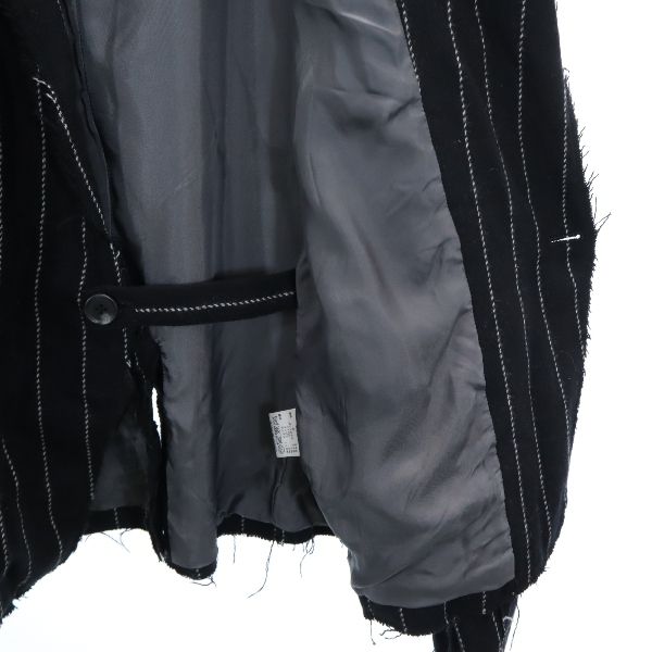 VAST 16AW Japan Wool Blend Stripe Suit Black Size 2