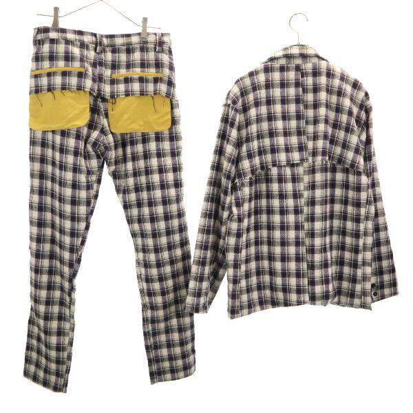 VAST 19AW Japan Check Pattern Suit Multi Size 2