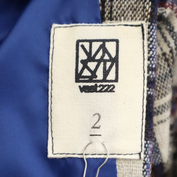 VAST 19AW Japan Check Pattern Suit Multi Size 2