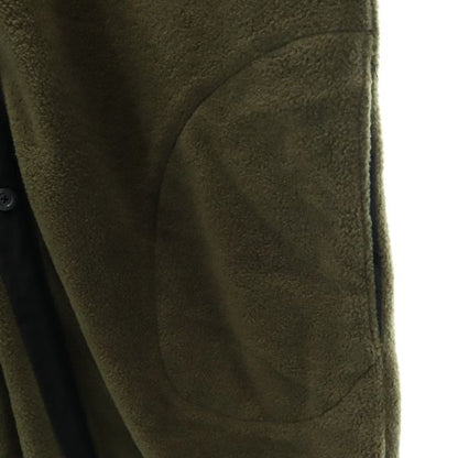VAST 18AW Japan Collarless Fleece Long Jacket Khaki Size 2