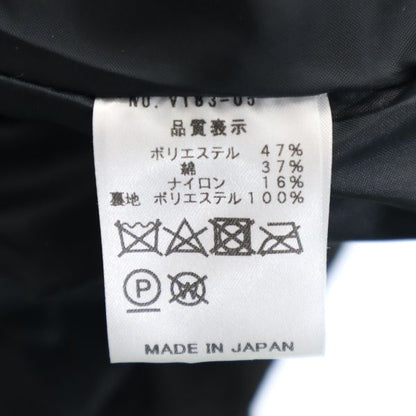 VAST222 18AW Japan Zip Padded Coat Black Size 2
