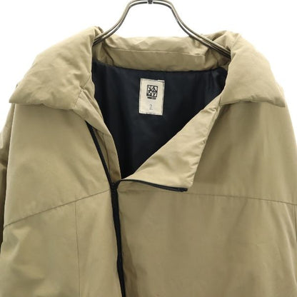 VAST222 18AW Japan Zip Padded Coat Beige Size 2