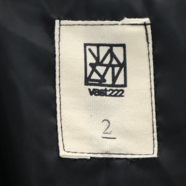 VAST222 18AW Japan Zip Padded Coat Beige Size 2