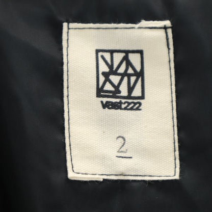 VAST222 18AW Japan Zip Padded Coat Beige Size 2
