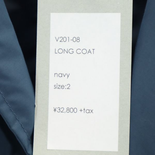 VAST 20SS Japanese Chesterfield Coat Navy Size 2