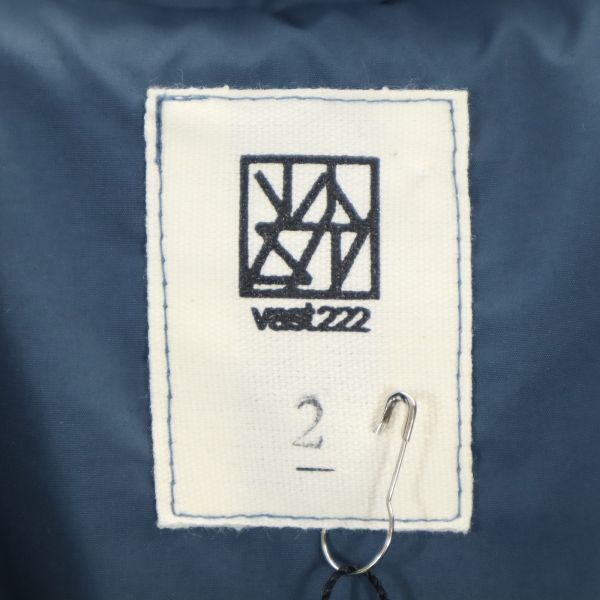 VAST 20SS Japanese Chesterfield Coat Navy Size 2