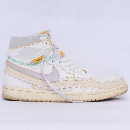 NIKE x UNION Air Jordan 1 Summer Sneakers White Size 27.5cm