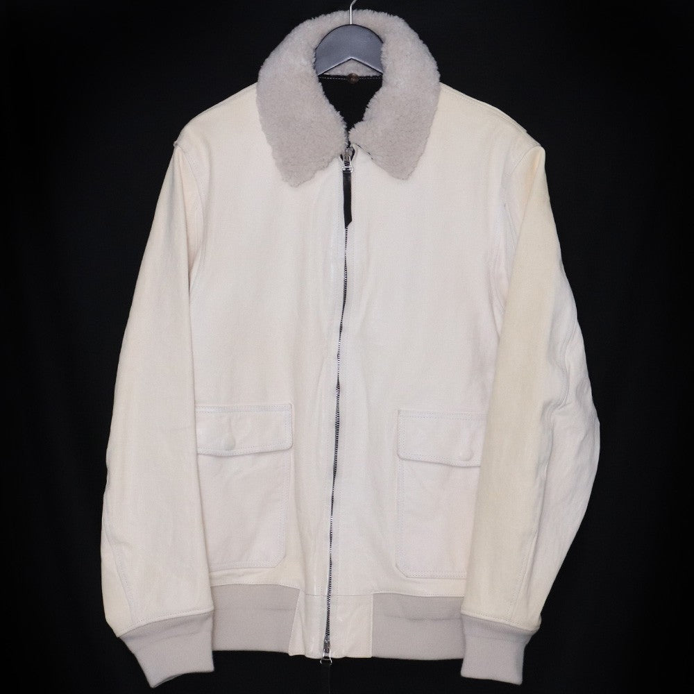 YOHJI YAMAMOTO x BACKLASH Horse Leather Jacket White Size 3